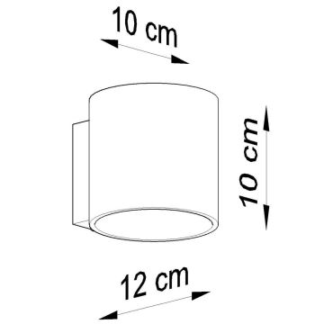 Nástěnné bodové svítidlo ORBIS 1 1xG9/40W/230V šedá