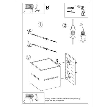 Nástěnné svítidlo LOBO 1xG9/40W/230V bílá