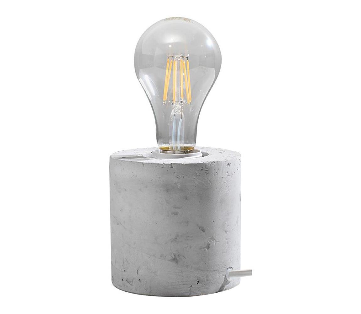   SL.0680 - Stolní lampa SALGADO 1xE27/60W/230V beton 