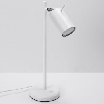 Stolní lampa RING 1xGU10/40W/230V bílá