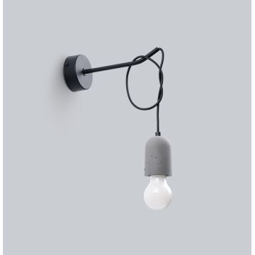 Nástěnná lampa NESO 1xE27/15W/230V beton
