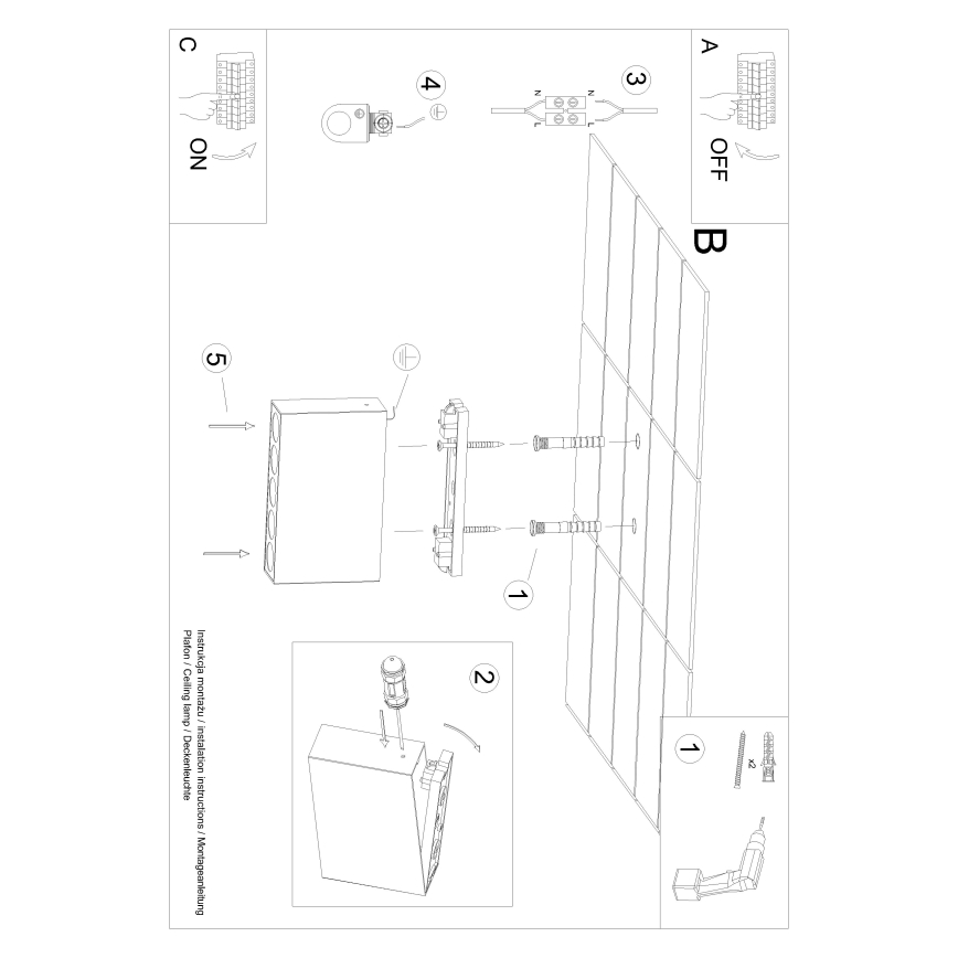 LED Bodové svítidlo SOLE LED/11W/230V černá