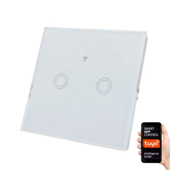 Spínač domovní SWITCH 2x1000W/5A Wi-Fi Tuya