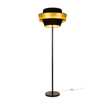 Stojací lampa PRETO GOLD 1xE27/60W/230V – FSC certifikováno