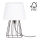 Spot-Light - Stolní lampa MANGOO 1xE27/40W/230V bílá/černá – FSC certifikováno