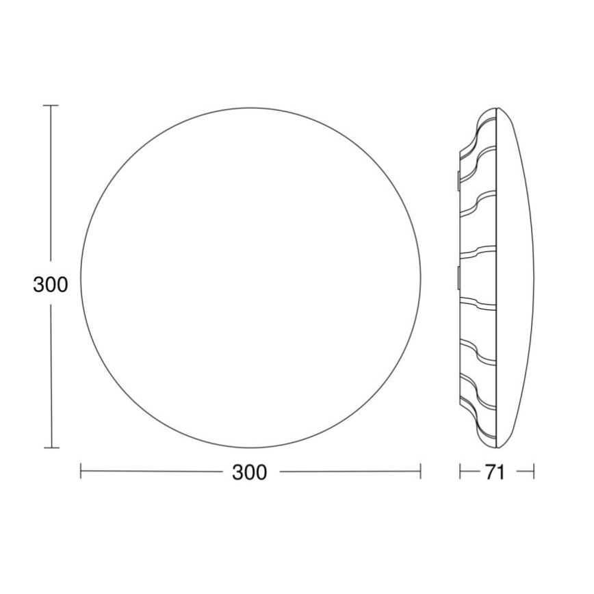 Steinel 081935 - SADA 5x LED Stropní svítidlo se senzorem RS PRO S10 SC LED/9,1W/230V 3000K