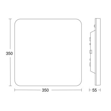 Steinel 067786 - LED Stmívatelné stropní svítidlo se senzorem RS PRO R30 Q plus SC 23,9W/230V 3000K IP40