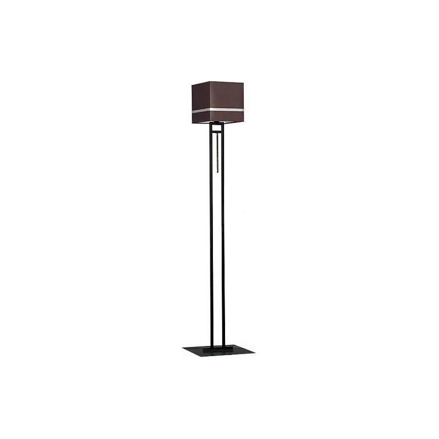 Stojací lampa 1xE27/60W/230V hnědá