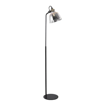 Stojací lampa ASGARD 1xE27/11W/230V šedá/černá/zlatá