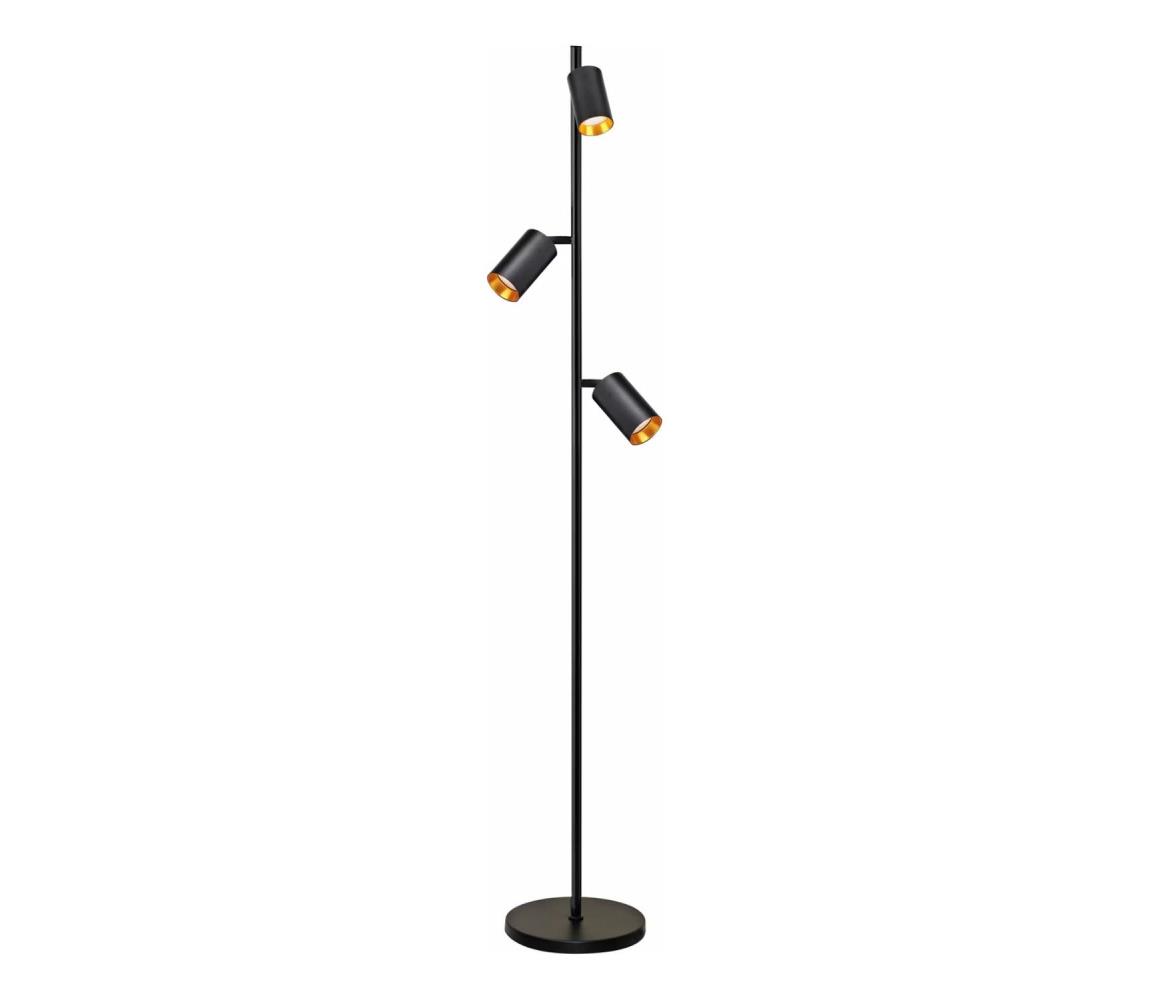  Stojací lampa MARIBEL 3xGU10/12W/230V černá 