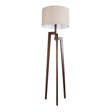 Stojací lampa TRION 1xE27/60W/230V béžová 171 cm