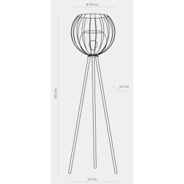 Stojací lampa UNIVERSO 1xE27/60W/230V