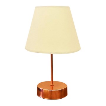 Stolní lampa 1xE27/60W/230V měděná