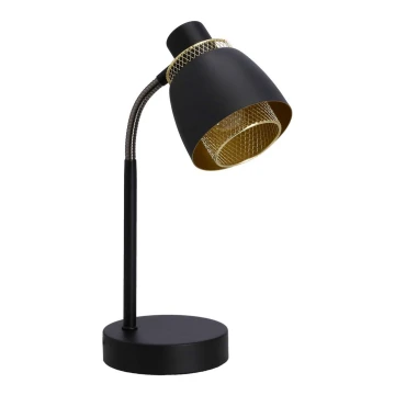 Stolní lampa ALEKSANDRIA 1xE14/40W/230V černá/zlatá