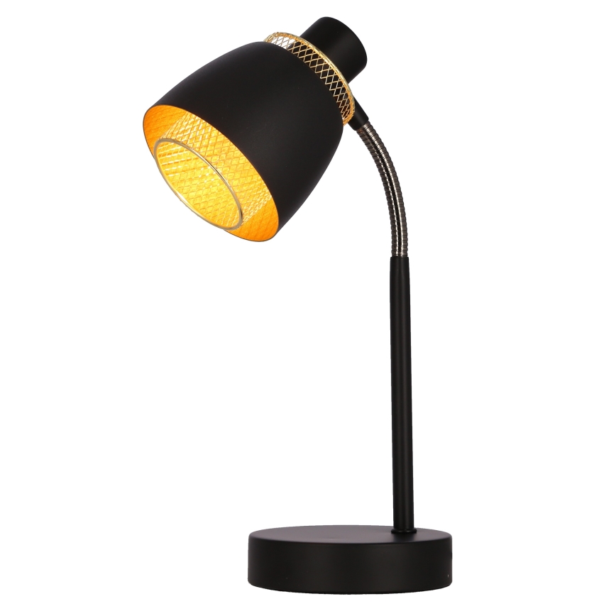 Stolní lampa ALEKSANDRIA 1xE14/40W/230V černá/zlatá