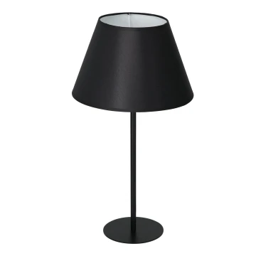 Stolní lampa ARDEN 1xE27/60W/230V pr. 30 cm černá/bílá