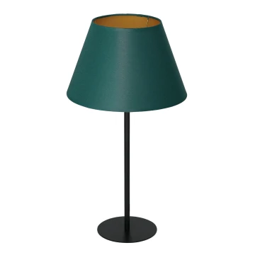 Stolní lampa ARDEN 1xE27/60W/230V pr. 30 cm zelená/zlatá