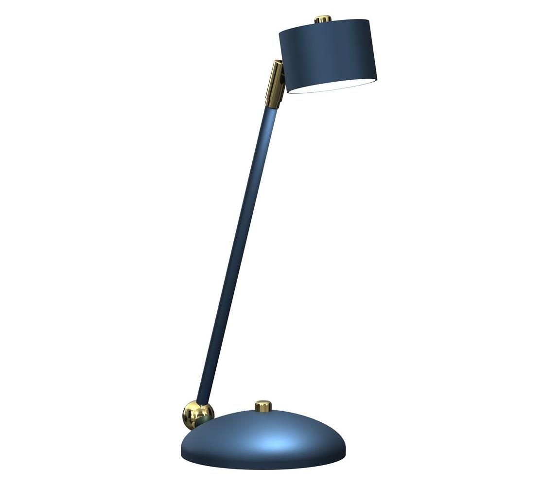 Milagro Stolní lampa ARENA 1xGX53/11W/230V modrá/zlatá MI1750