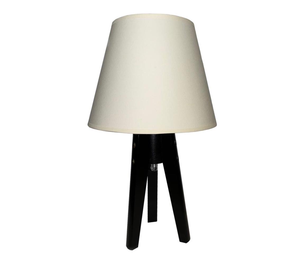 Venti Stolní lampa CONE 1xE27/60W/230V wenge krémová VE0396