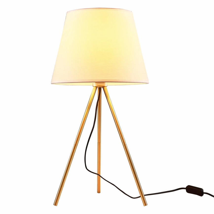 Stolní lampa ELENA 1xE27/20W/230V bílá