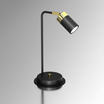 Stolní lampa JOKER 1xGU10/25W/230V černá/zlatá