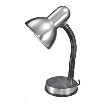 Stolní lampa KADET 1xE27/40W mat.chrom