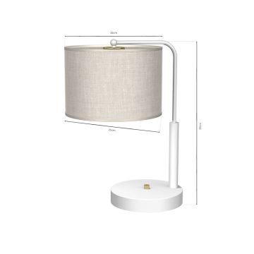 Stolní lampa LINO 1xE27/60W/230V