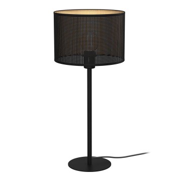 Stolní lampa LOFT SHADE 1xE27/60W/230V pr. 25 cm černá/zlatá