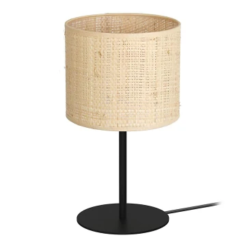 Stolní lampa RATTAN 1xE27/60W/230V pr. 18 cm ratan