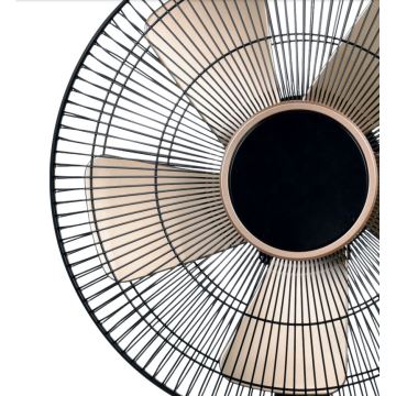 Stolní ventilátor 40W/230V pr. 35 cm černá/zlatá