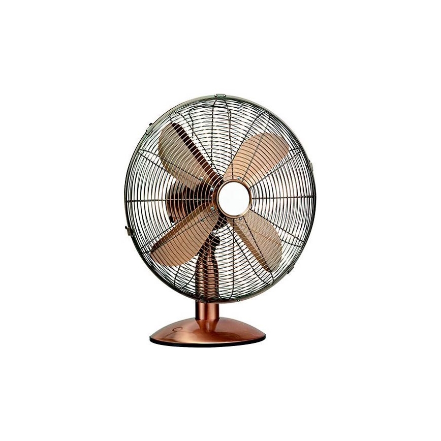 Stolní ventilátor 50W/230V pr. 30 cm měděná