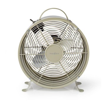 Stolní ventilátor RETRO 20W/230V šedá ø25 cm