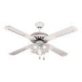 Stropní ventilátor 4xE27/70W/230V pr. 132 cm bílá