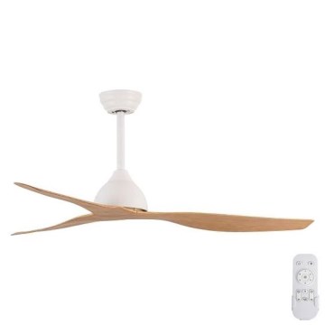 Stropní ventilátor pr. 132 cm béžová/bílá + dálkové ovládání