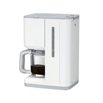 Tefal - Kávovar s odkapáváním a LCD displejem SENSE 1000W/230V bílá