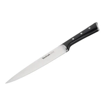 Tefal - Nerezový nůž porcovací ICE FORCE 20 cm chrom/černá