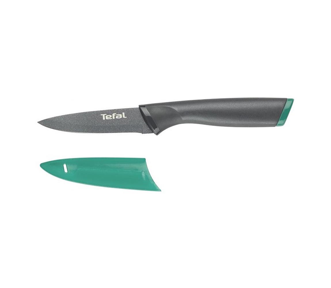Tefal Tefal - Nerezový nůž vykrajovací FRESH KITCHEN 9 cm šedá/zelená 