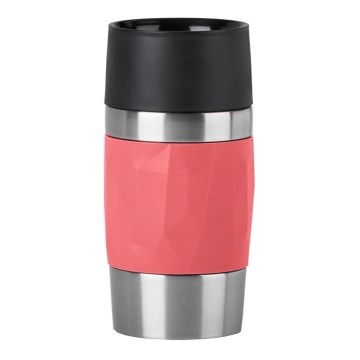 Tefal - Termohrnek 300 ml COMPACT MUG nerez/červená