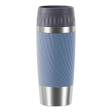 Tefal - Termohrnek 360 ml EASY TWIST MUG nerez/modrá