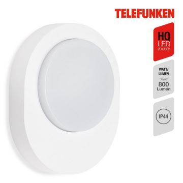 Telefunken 312006TF - LED Venkovní nástěnné svítidlo LED/8W/230V IP44 bílá
