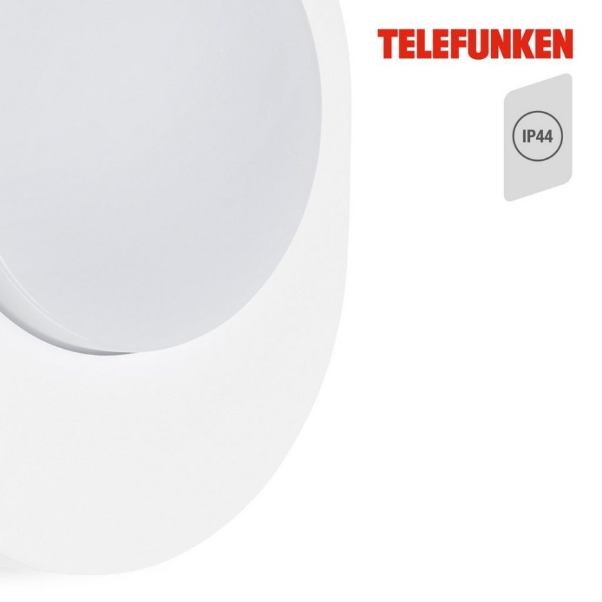 Telefunken 312006TF - LED Venkovní nástěnné svítidlo LED/8W/230V IP44 bílá