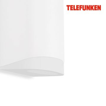 Telefunken 314906TF - LED Venkovní nástěnné svítidlo 2xGU10/5W/230V IP44 bílá