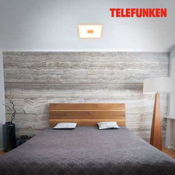 Telefunken 319506TF - LED RGBW Stmívatelné stropní svítidlo LED/36W/230V 2700-6500K bílá + dálkové ovládání