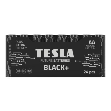 Tesla Batteries - 24 ks Alkalická baterie AA BLACK+ 1,5V 2800 mAh