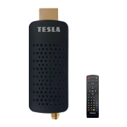 TESLA Electronics - DVB-T2 H.265 (HEVC) přijímač, HDMI-CEC 2xAAA + dálkové ovládání