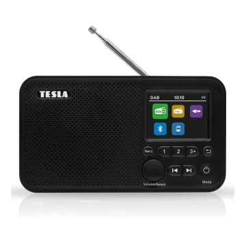 TESLA Electronics - Rádio DAB+ FM 5W/1800 mAh černá