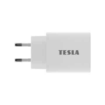 TESLA Electronics - Rychlonabíjecí adaptér Power Delivery 20W bílá