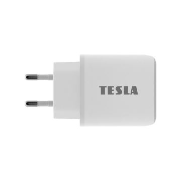 TESLA Electronics - Rychlonabíjecí adaptér Power Delivery 25W bílá