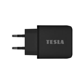 TESLA Electronics - Rychlonabíjecí adaptér Power Delivery 25W černá
