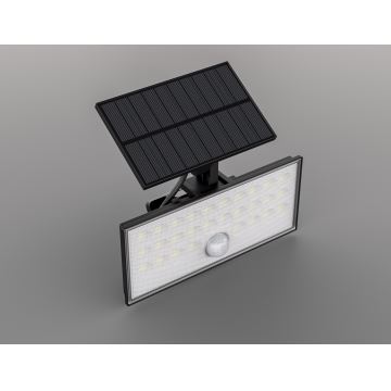 Top Light - LED Solární nástěnný reflektor se senzorem HELEON VARIO LED/8W/3,7V IP65 4000K + dálkové ovládání